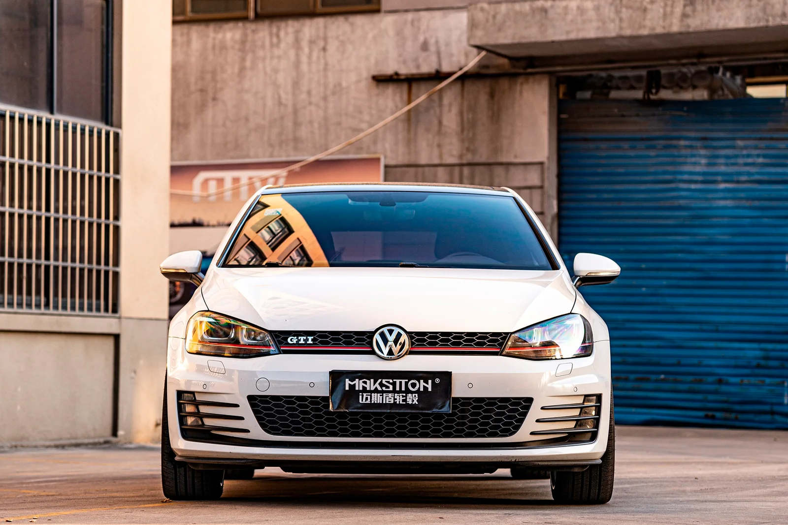 大众高尔夫七代GTI · MST 715 轮毂装车实拍，第3张