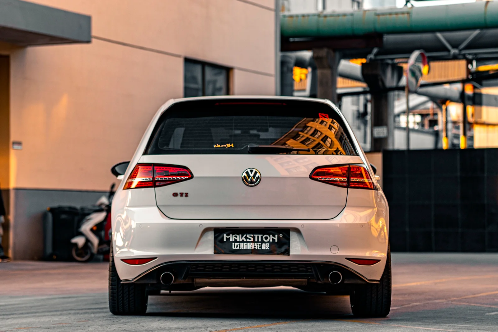 大众高尔夫七代GTI · MST 715 轮毂装车实拍，第4张