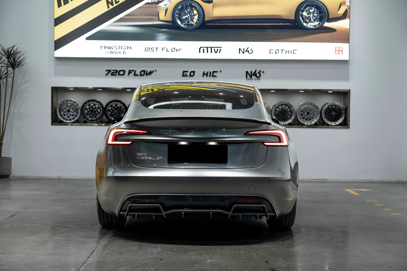 特斯拉Model3焕新版改装MAKSTTON MST 71618寸轮毂实拍图（第5张）