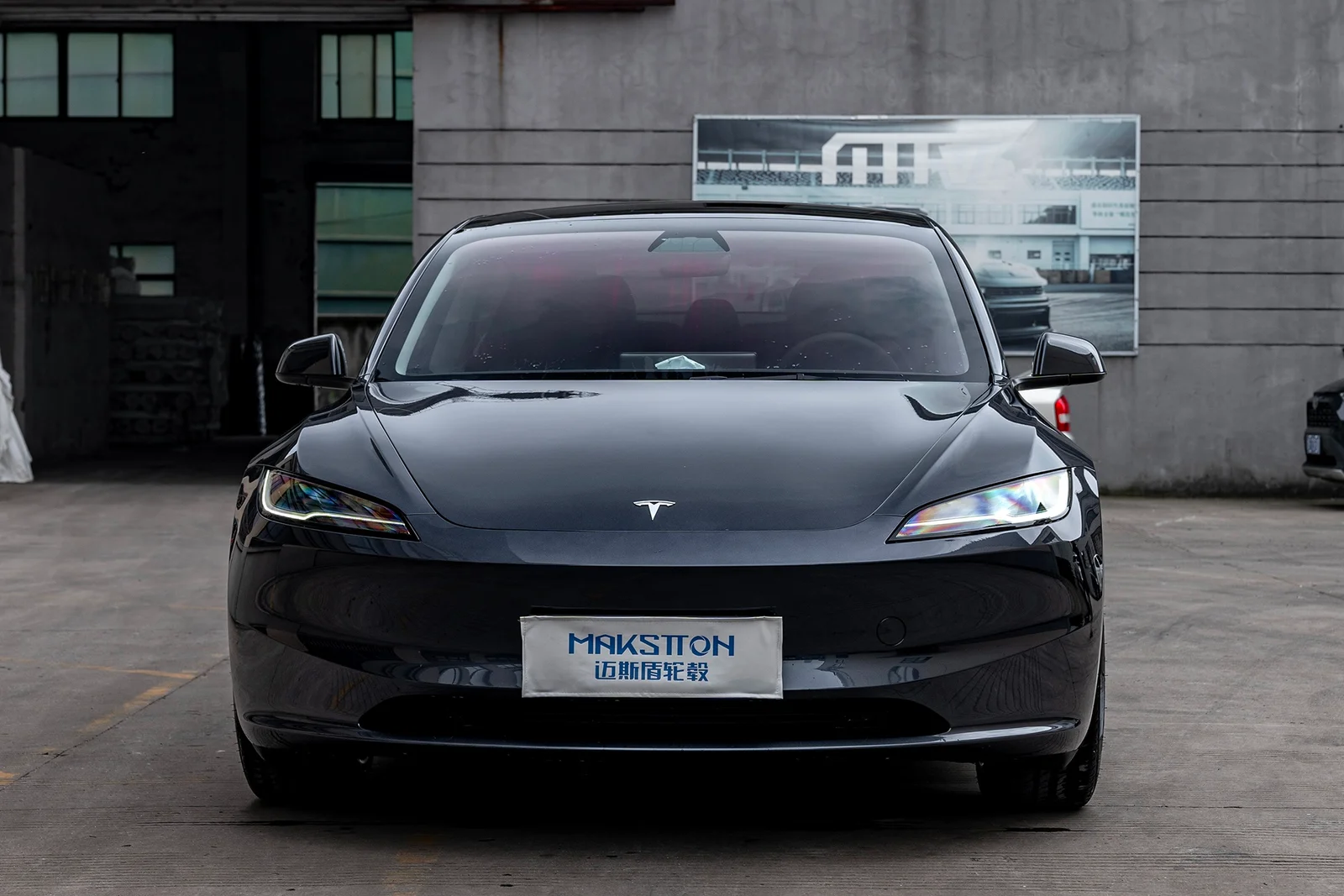 特斯拉Model3焕新版 · MST 718 轮毂装车实拍，第3张