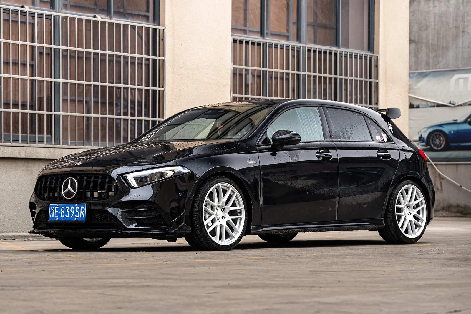 奔驰A35AMG · MST CK70 轮毂装车实拍，第4张