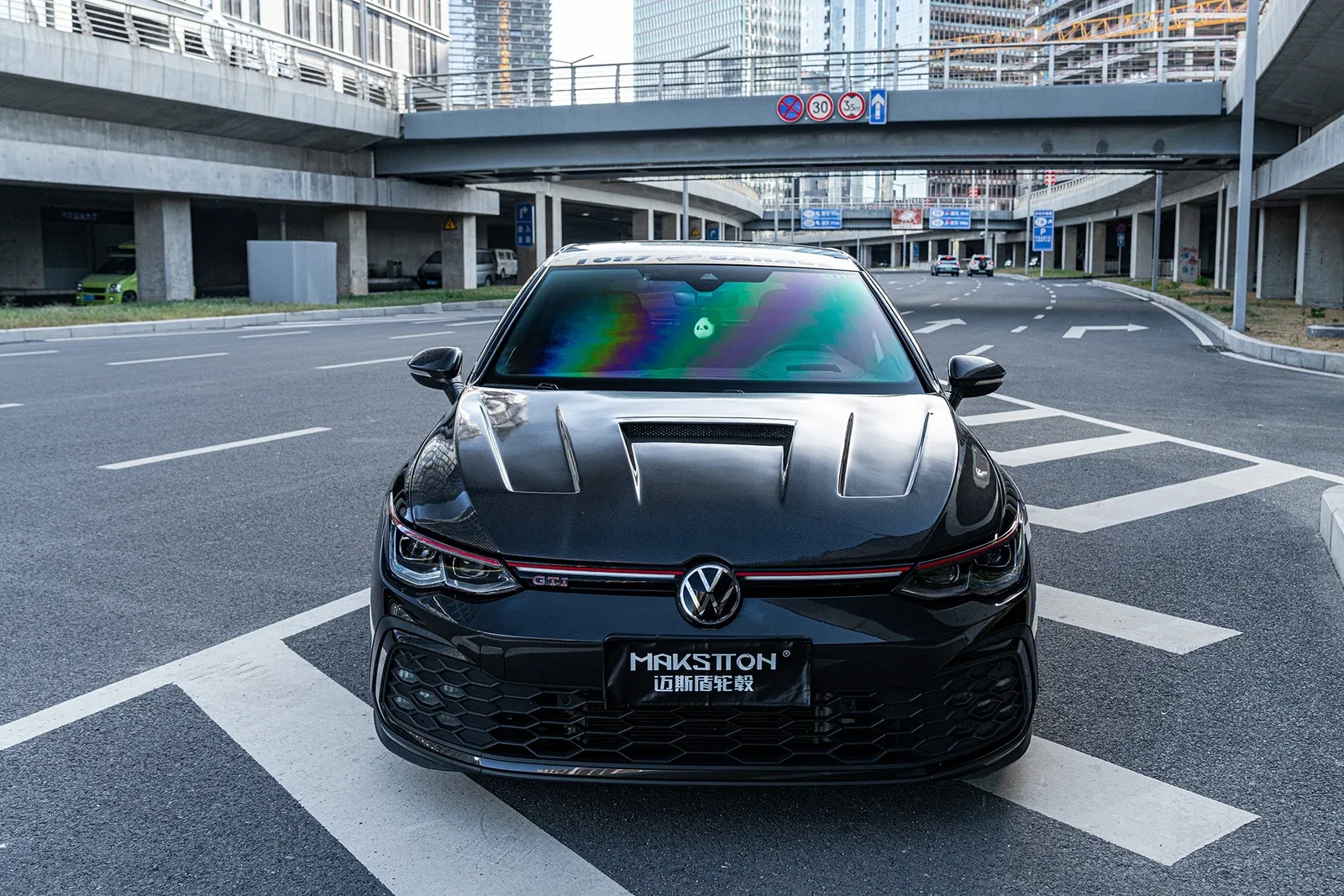 大众高尔夫八代GTI · FG 011M 轮毂装车实拍，第3张