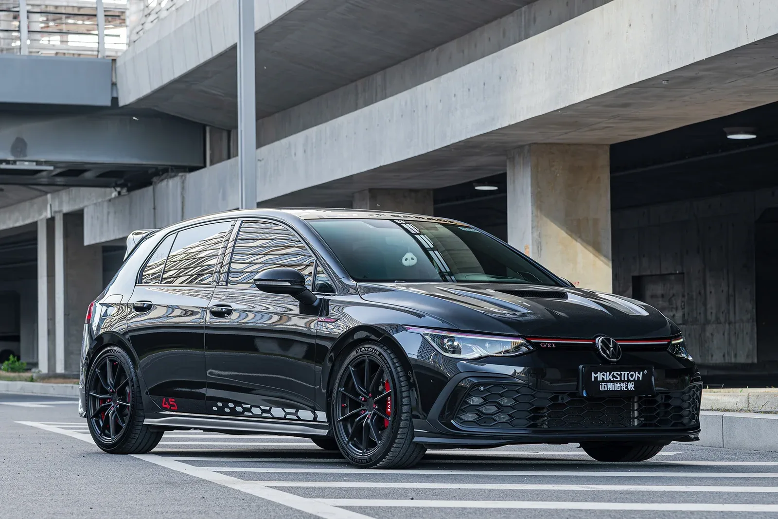 大众高尔夫八代GTI · FG 011M 轮毂装车实拍，第5张