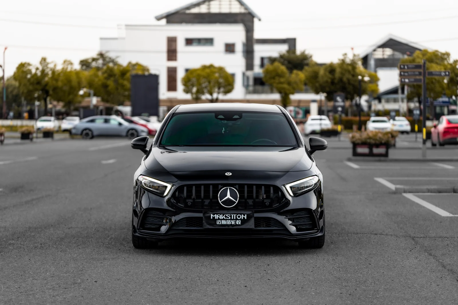 奔驰A35AMG · MST 710 轮毂装车实拍，第4张