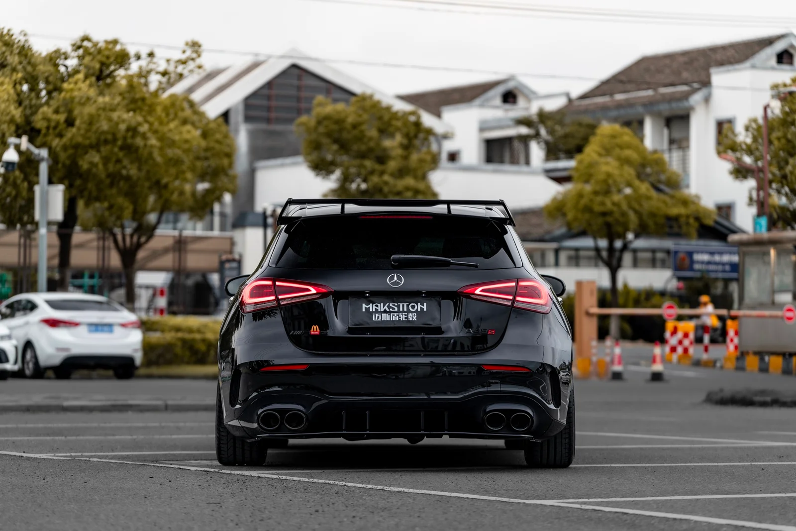 奔驰A35AMG · MST 710 轮毂装车实拍，第5张