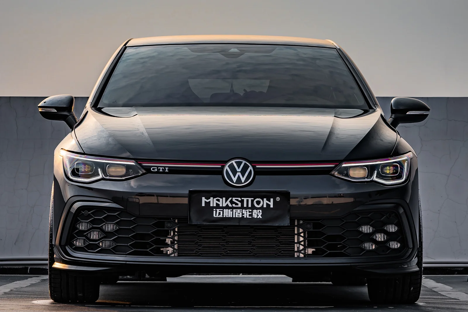 大众高尔夫八代GTI · FF 007 轮毂装车实拍，第2张