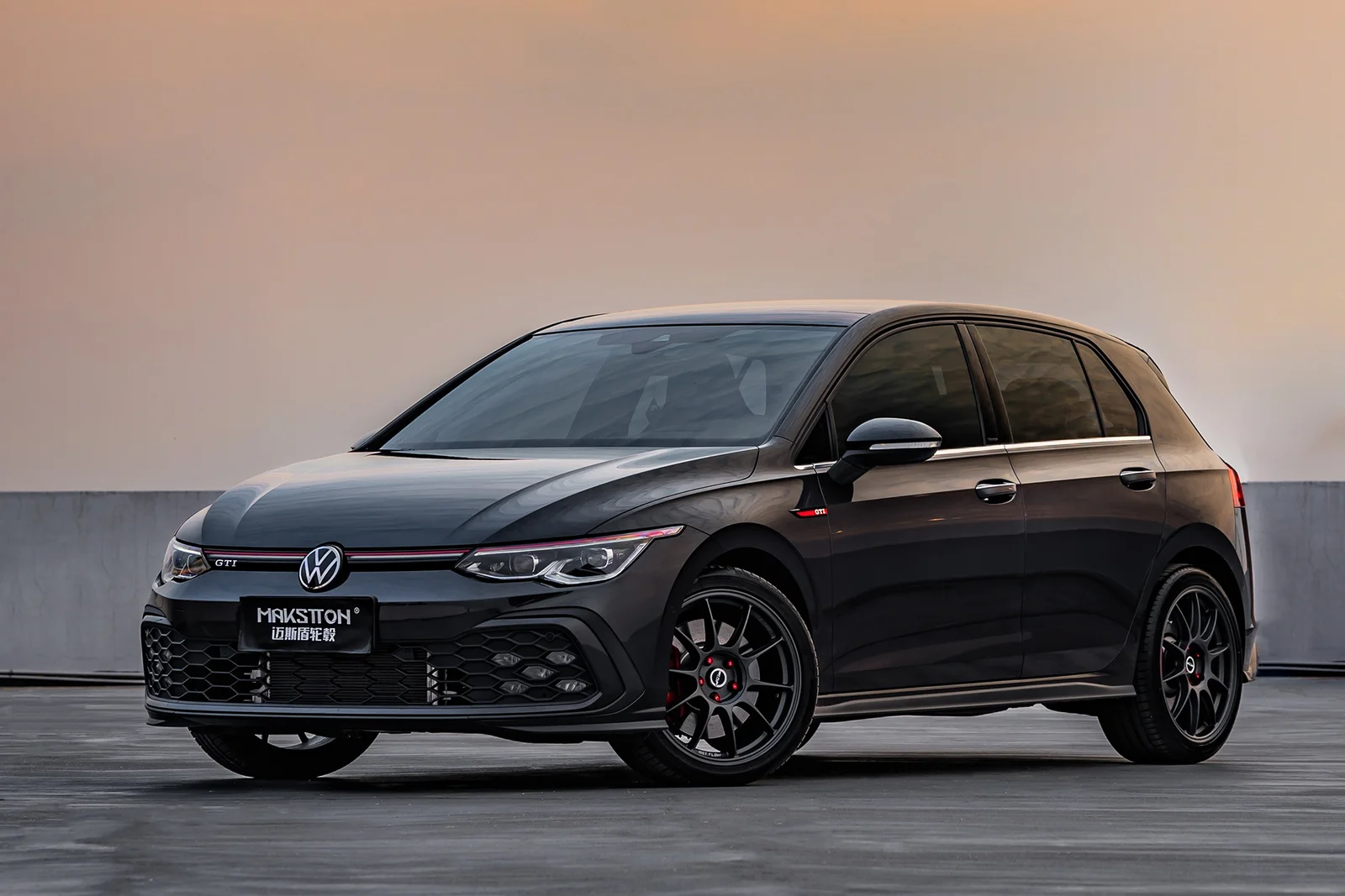 大众高尔夫八代GTI · FF 007 轮毂装车实拍，第3张