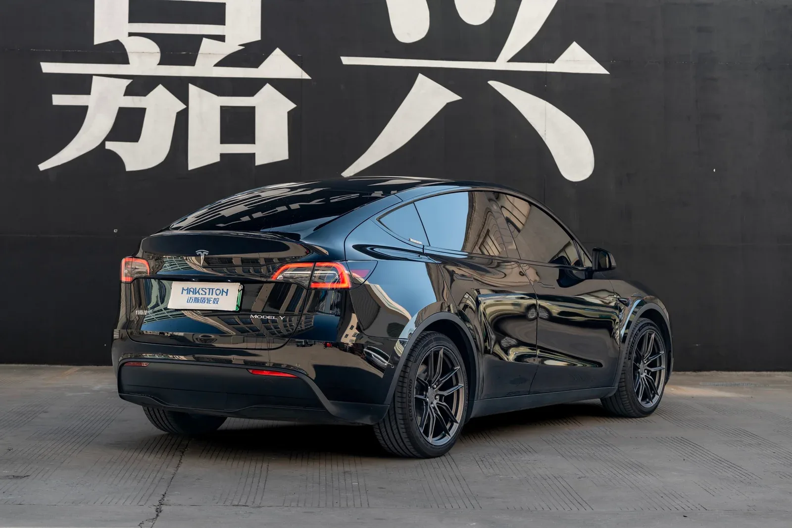 特斯拉ModelY · FG 713 轮毂装车实拍，第3张