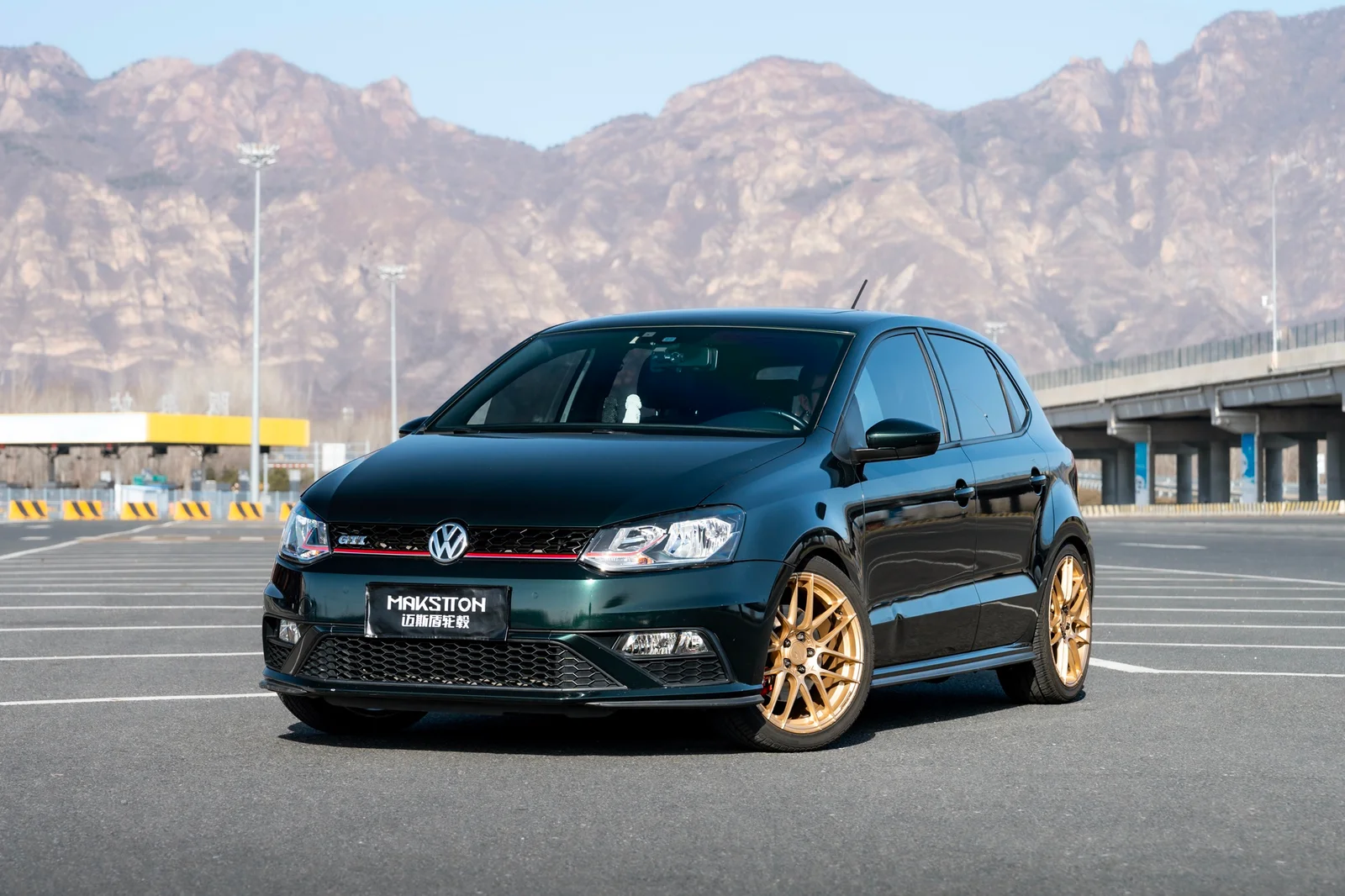 大众Polo GTI · FG FK70 轮毂装车实拍，第2张