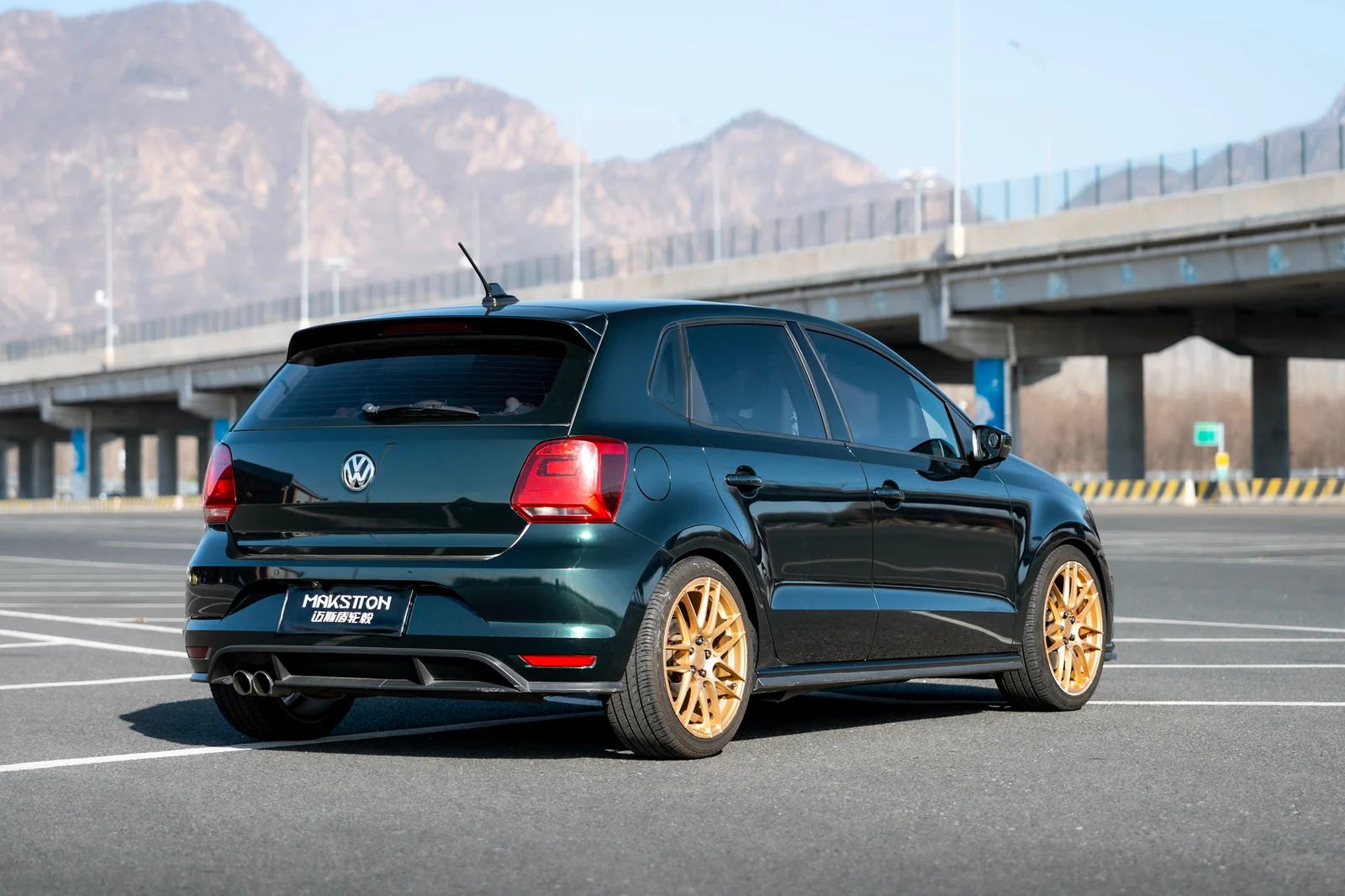 大众Polo GTI · FG FK70 轮毂装车实拍，第3张