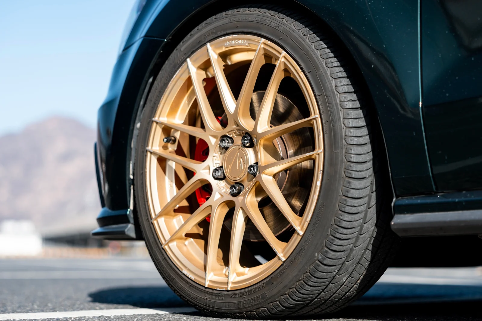 大众Polo GTI · FG FK70 轮毂装车实拍，第6张