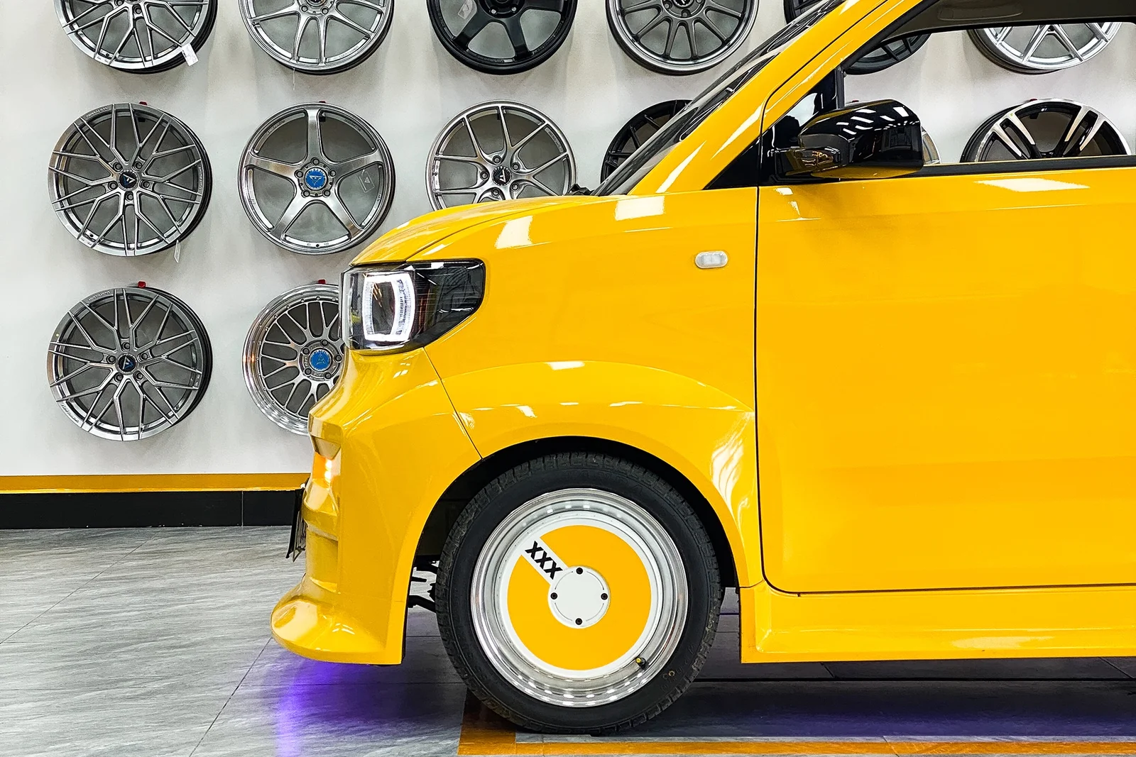 五菱宏光Mini EV · GOT 006 轮毂装车实拍，第5张