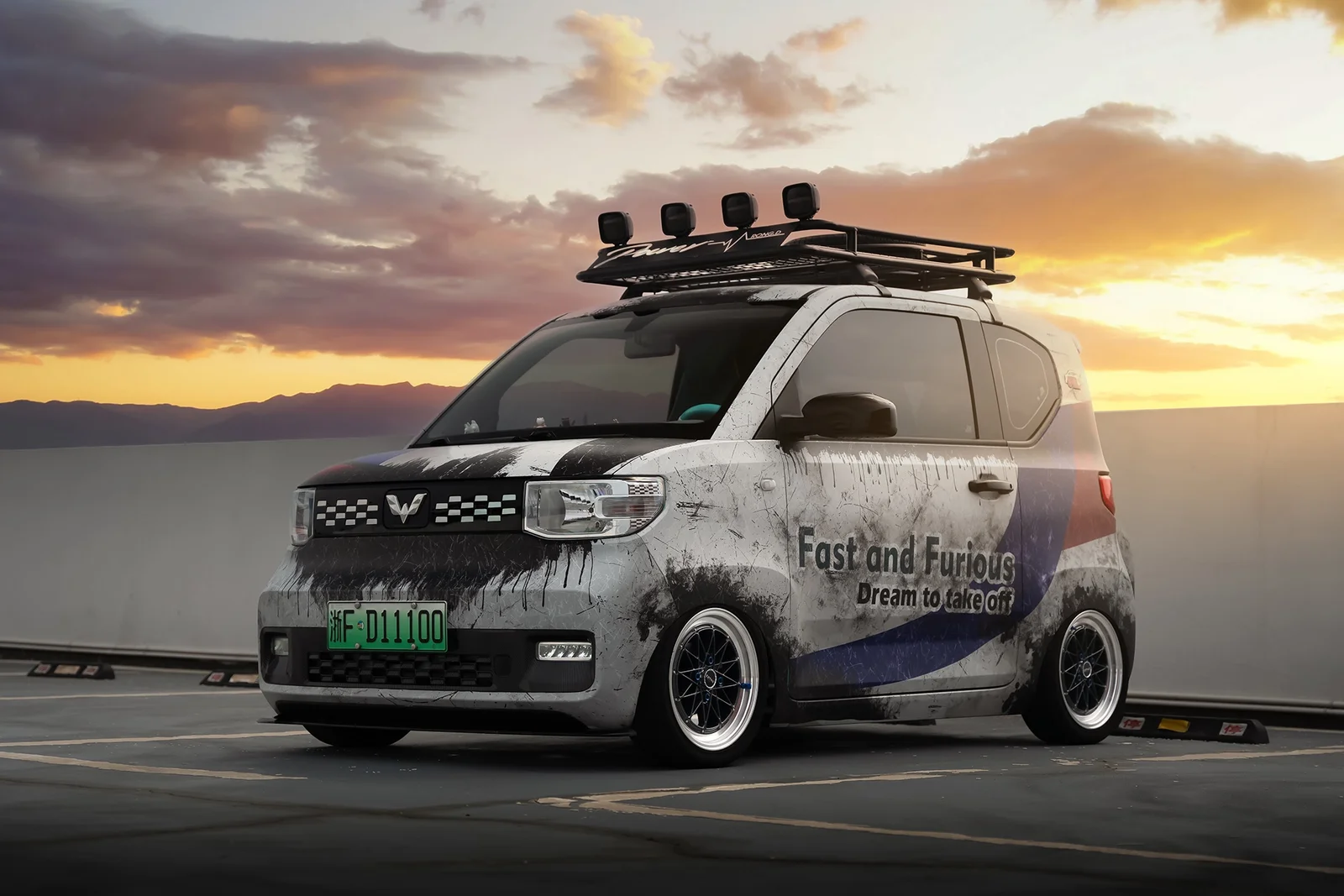 五菱宏光Mini EV · GOT 006 轮毂装车实拍，第6张
