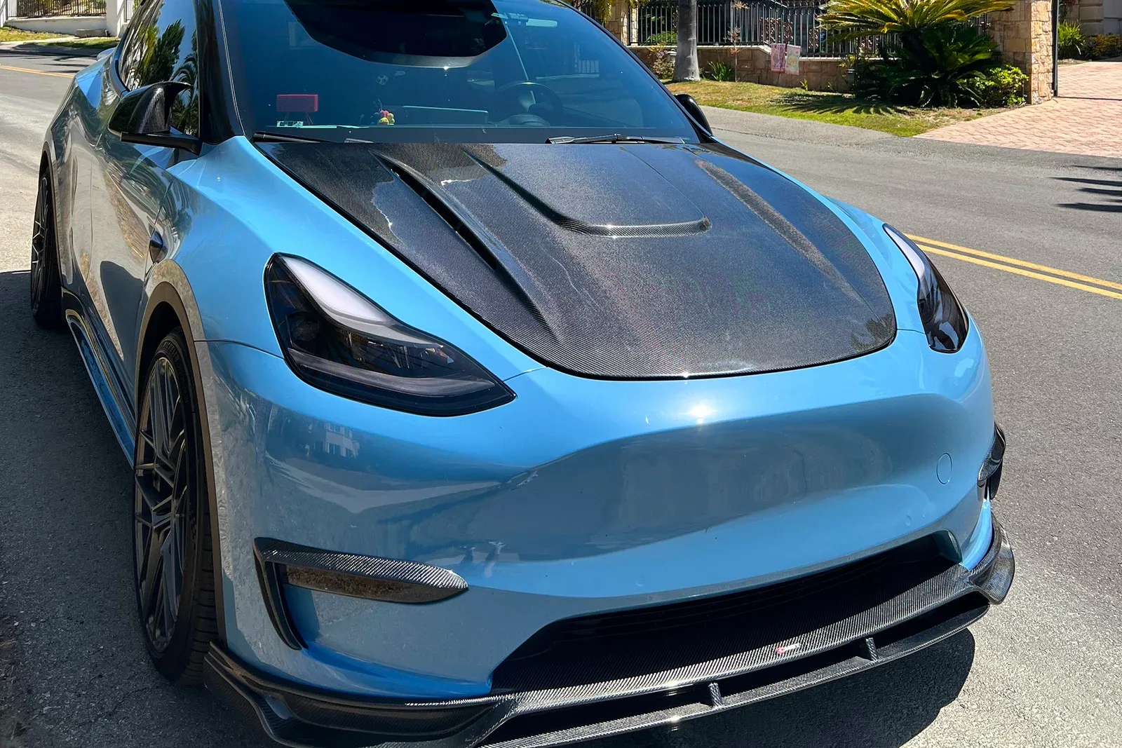 特斯拉ModelY · FG 718 轮毂装车实拍，第3张