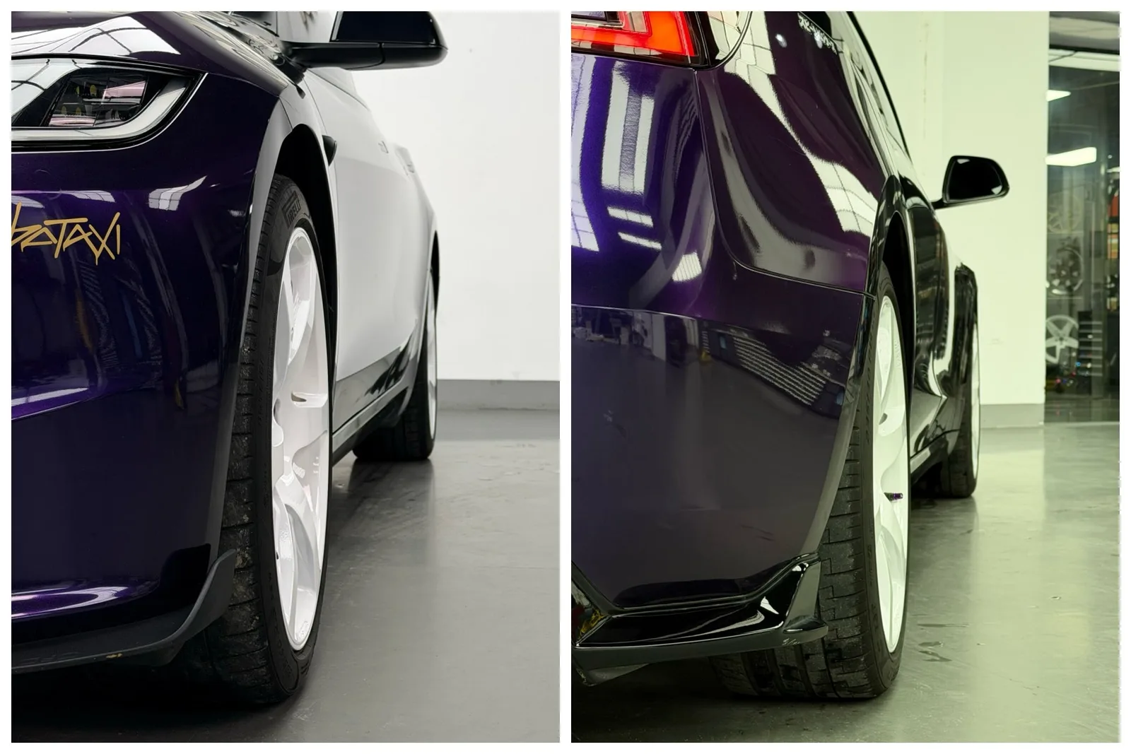 特斯拉Model3 · FF MR6 轮毂装车实拍，第7张