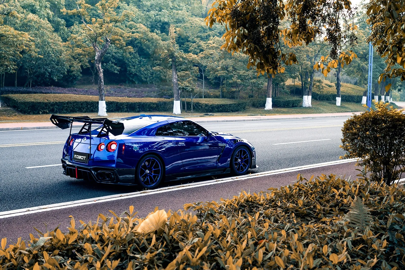 日产GT R R35 · FG（型号未注明） 轮毂装车实拍，第1张