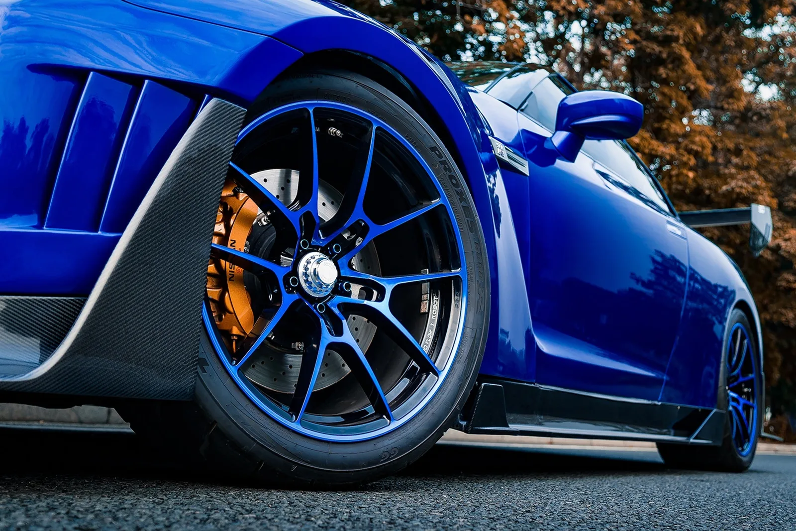日产GT R R35 · FG（型号未注明） 轮毂装车实拍，第2张