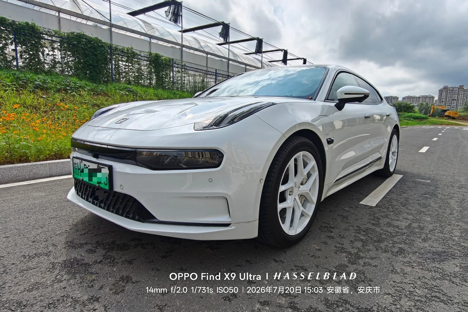 极氪001改装MAKSTTON FG FK07R21寸轮毂实拍图