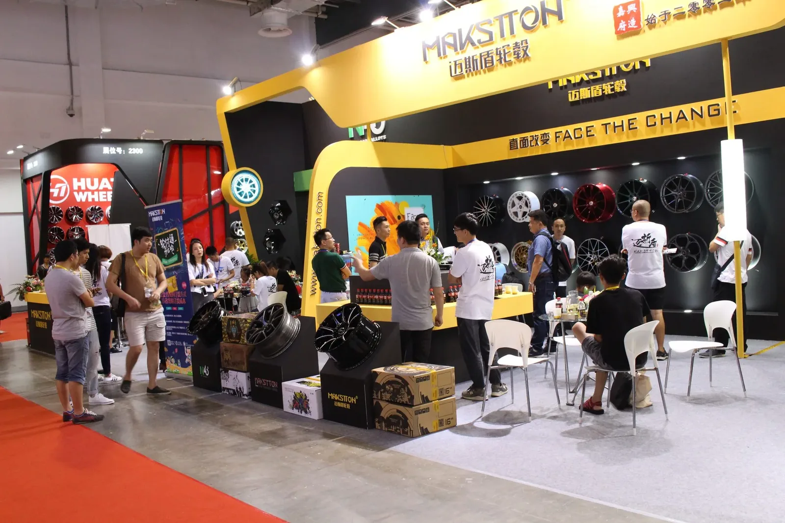 上海国际轮胎展，让更多车友用上旋压轮毂，现场影像 6