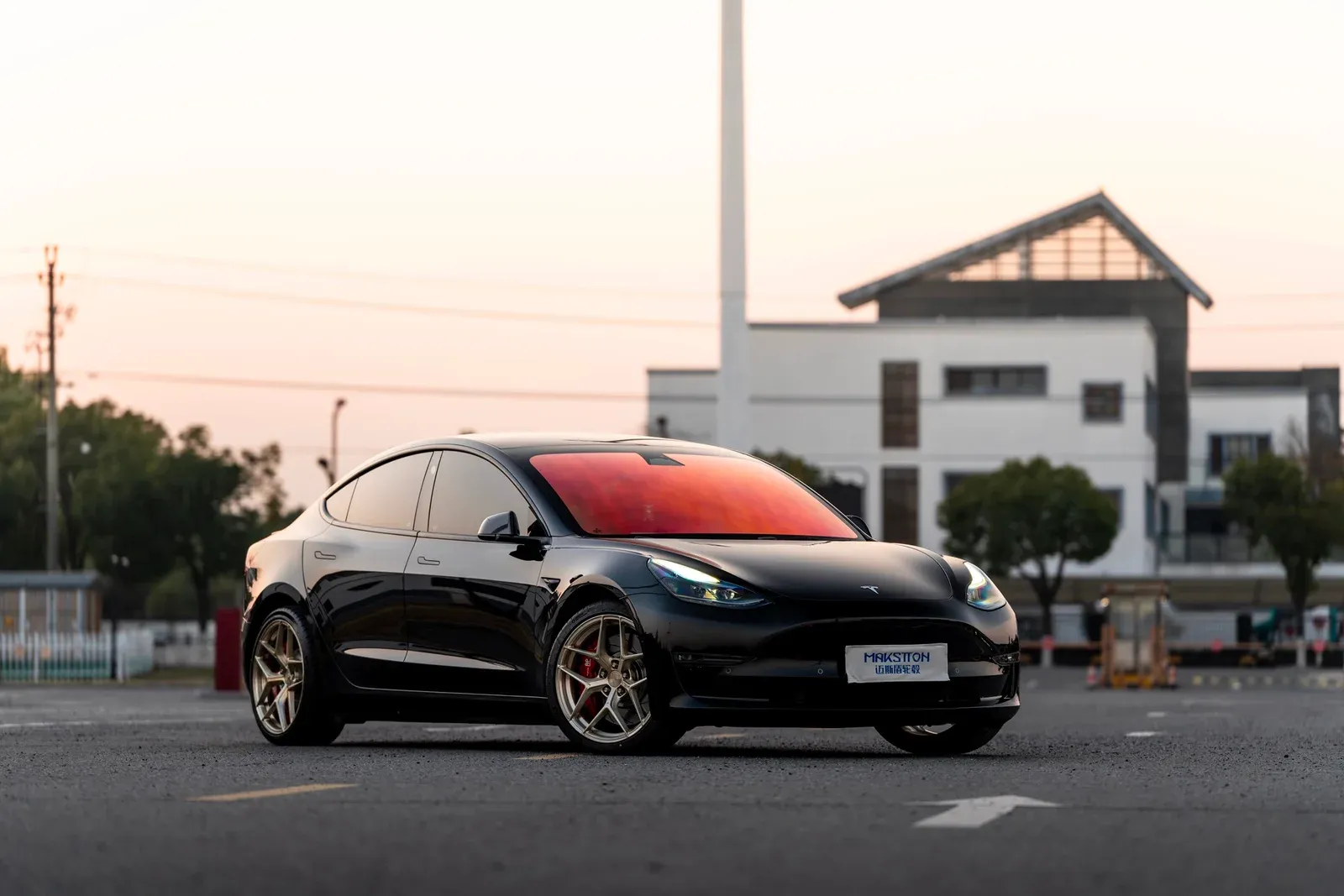 特斯拉Model3 · FG FK07 轮毂装车实拍，第2张