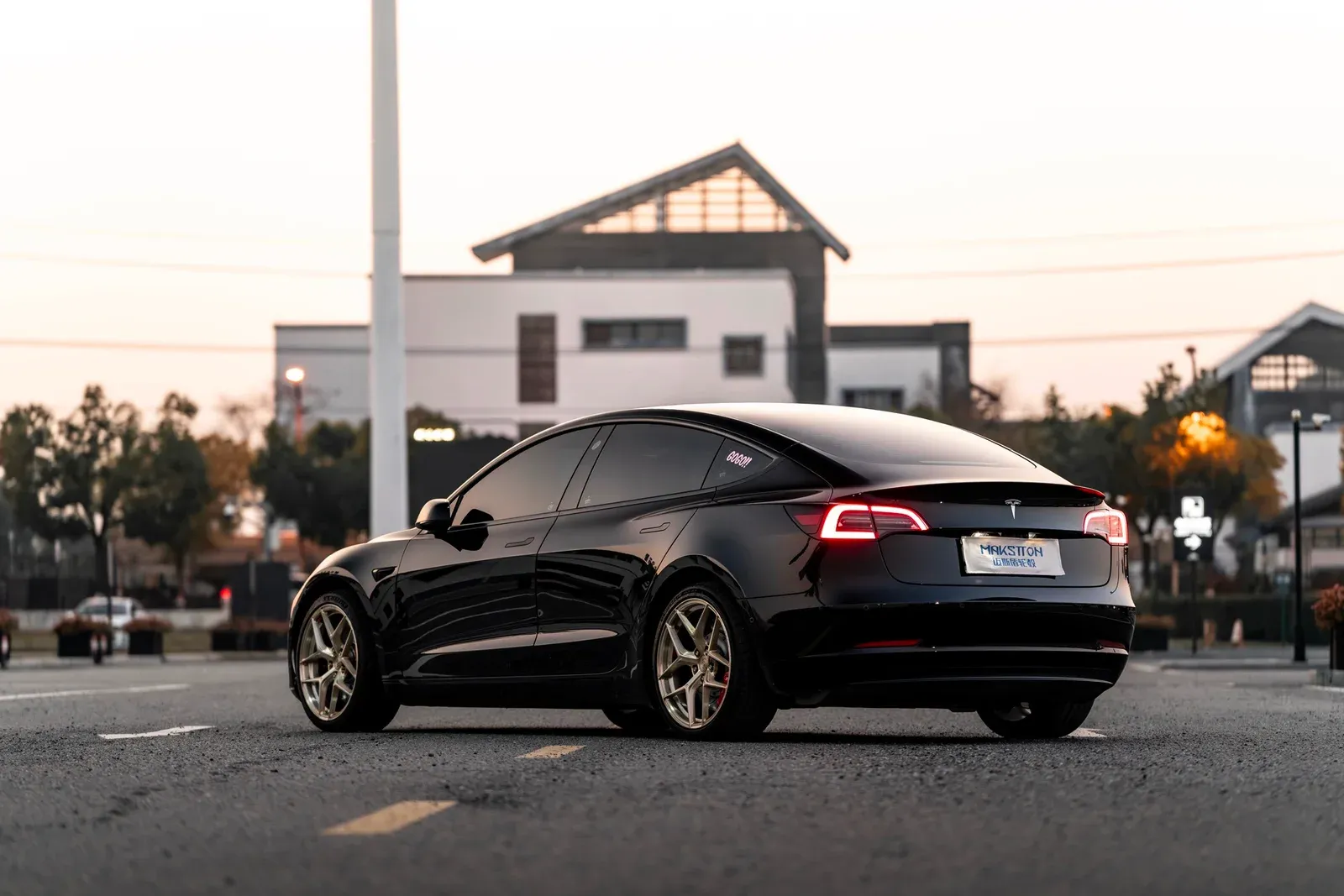 特斯拉Model3 · FG FK07 轮毂装车实拍，第3张