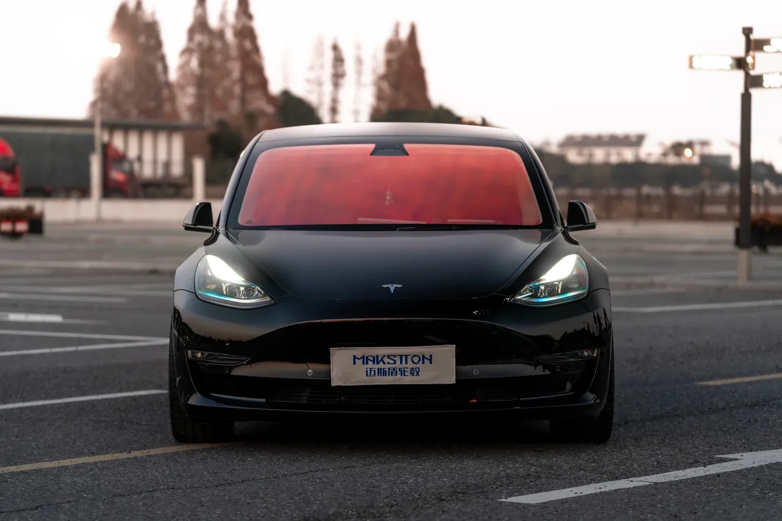 特斯拉Model3 · FG FK07 轮毂装车实拍，第4张