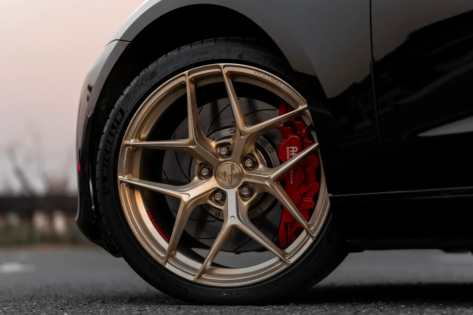 特斯拉Model3 · FG FK07 轮毂装车实拍，第6张