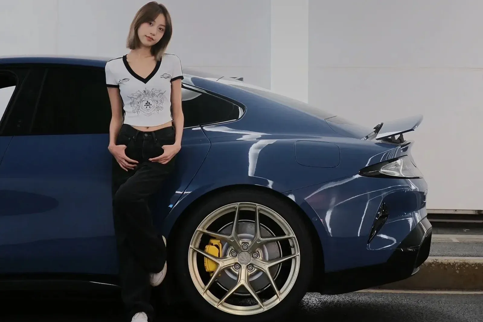小米SU7 · FG FK07 轮毂装车实拍，第5张