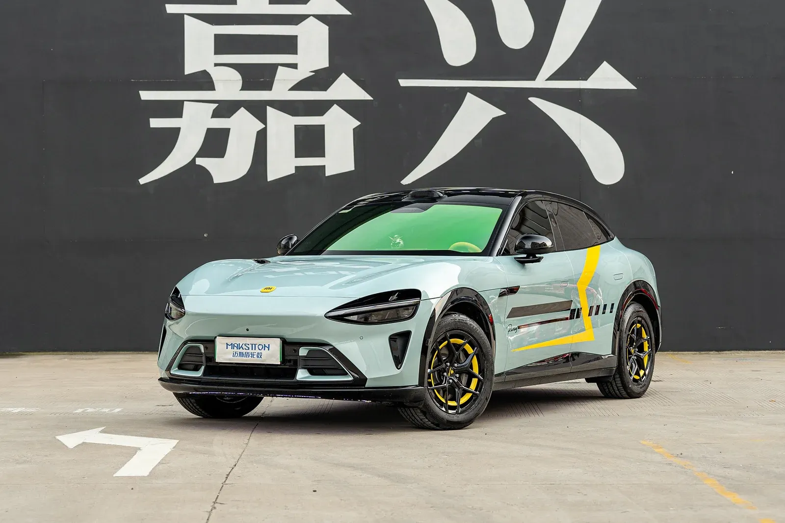 小米YU7改装MAKSTTON FG FK07RS19寸轮毂实拍图（第2张）