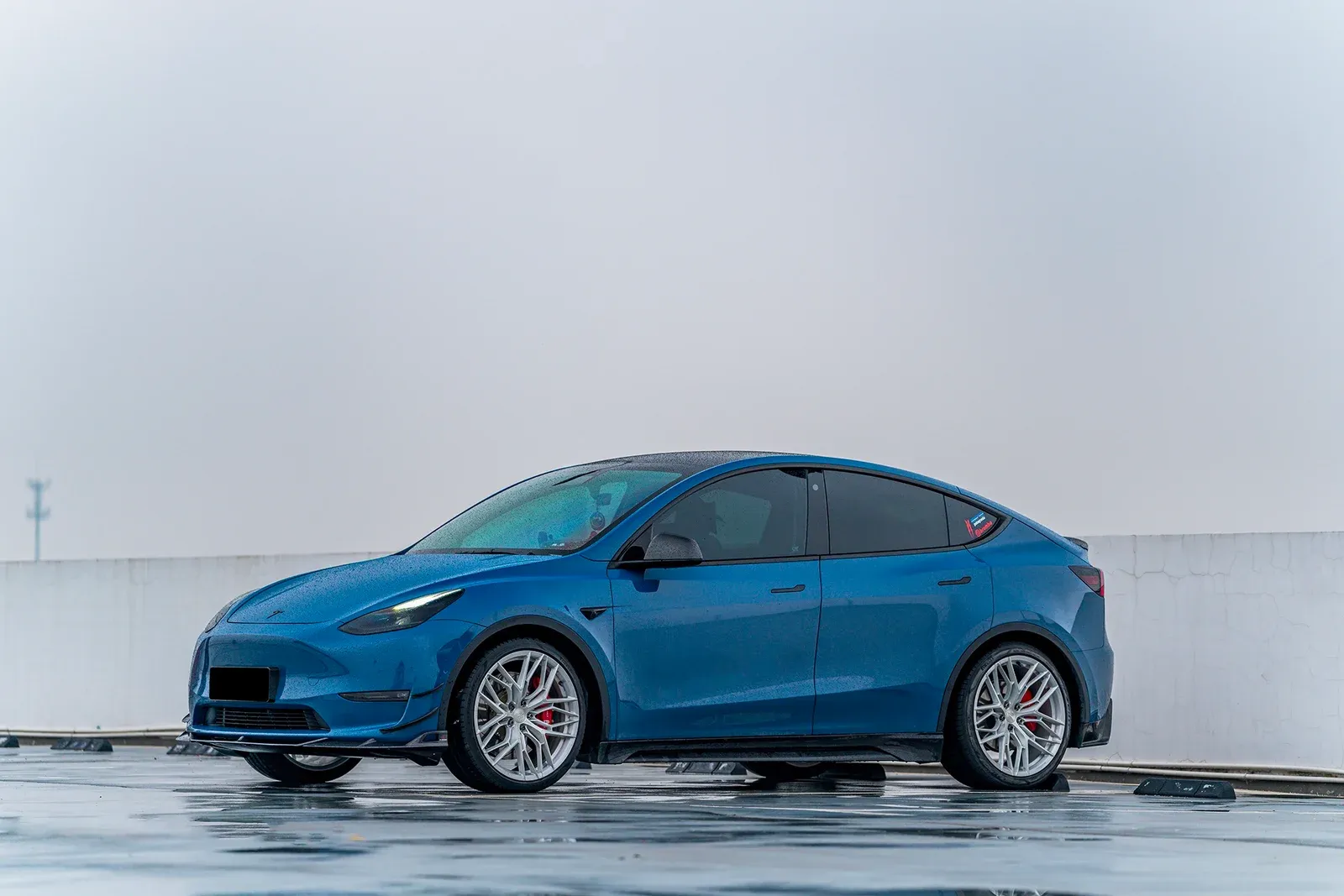特斯拉ModelY · FG FK08 轮毂装车实拍，第3张