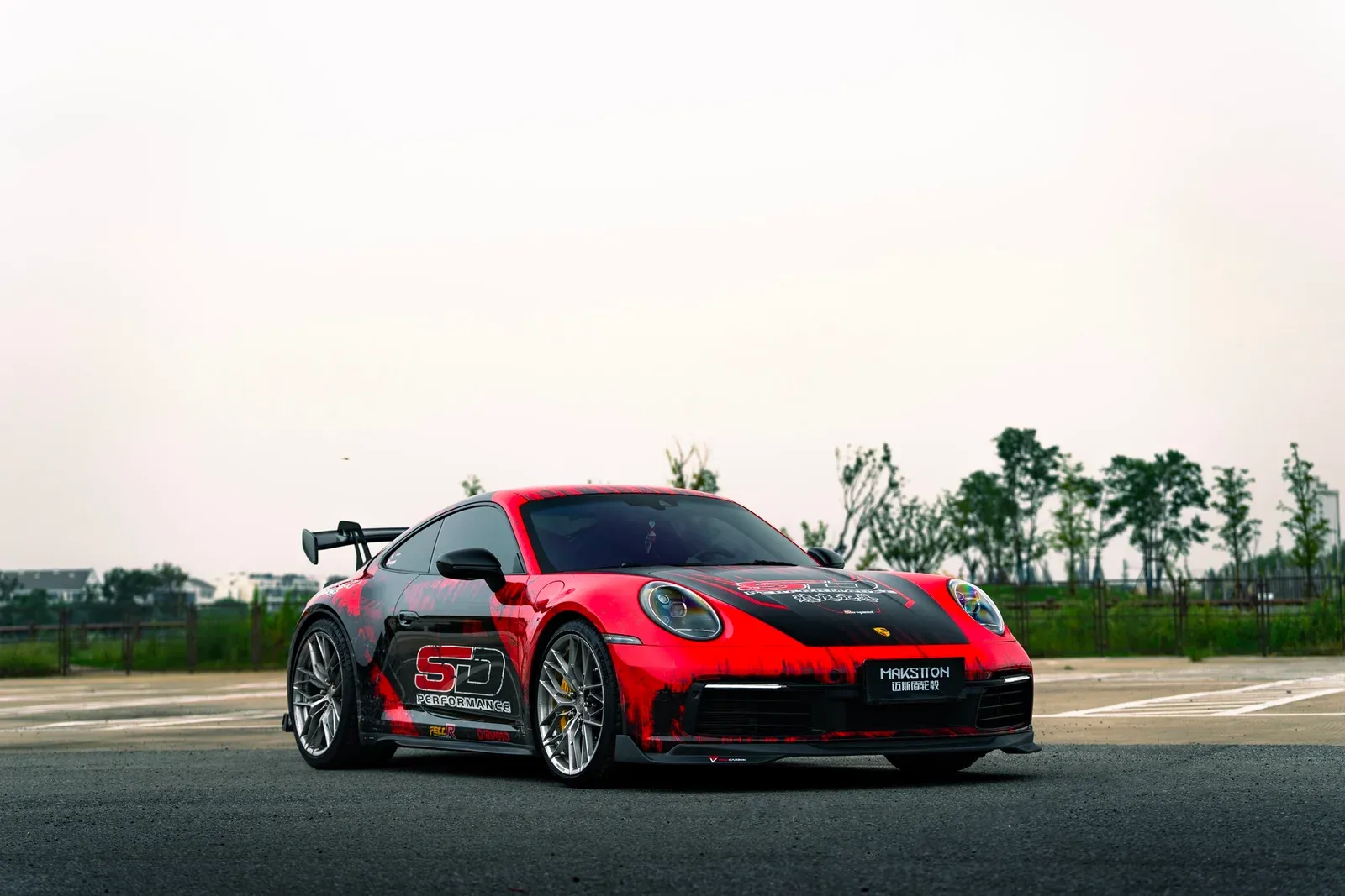 保时捷911 · FG FK08 轮毂装车实拍，第2张