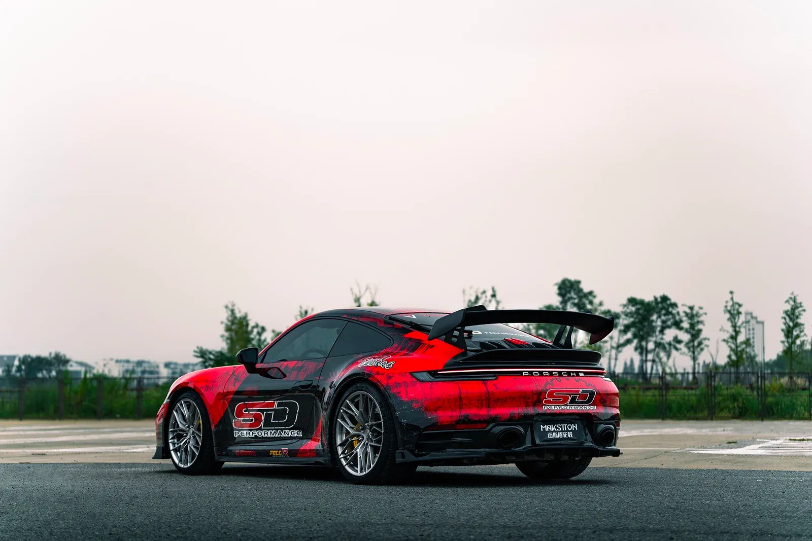 保时捷911 · FG FK08 轮毂装车实拍，第3张