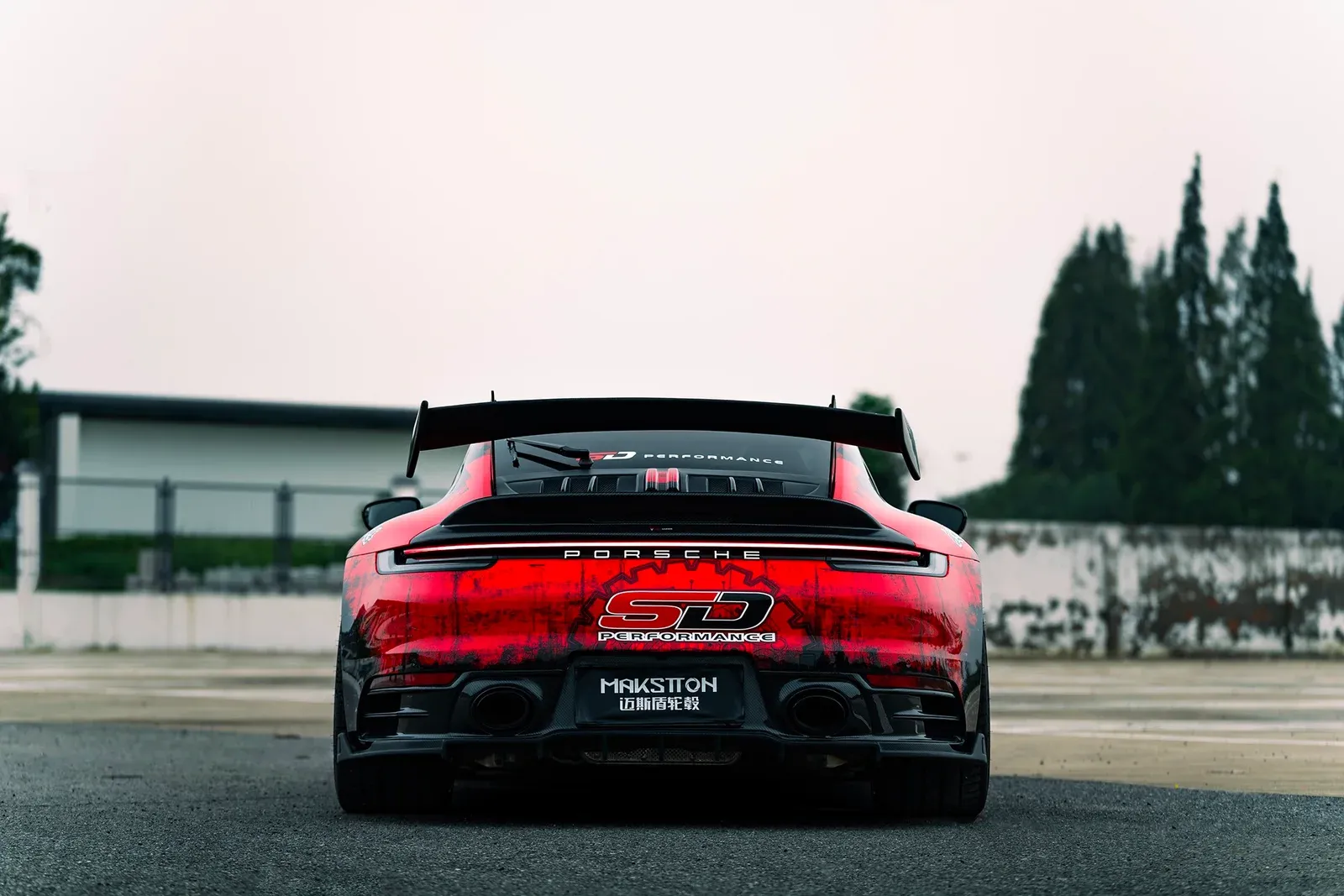 保时捷911 · FG FK08 轮毂装车实拍，第5张