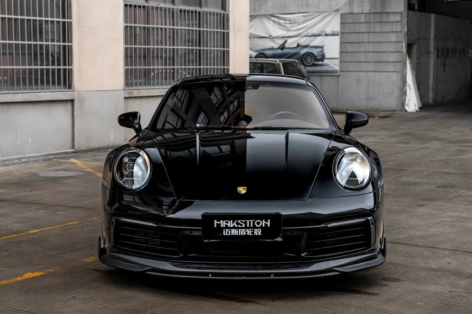 保时捷911 · FG FK08 轮毂装车实拍，第4张