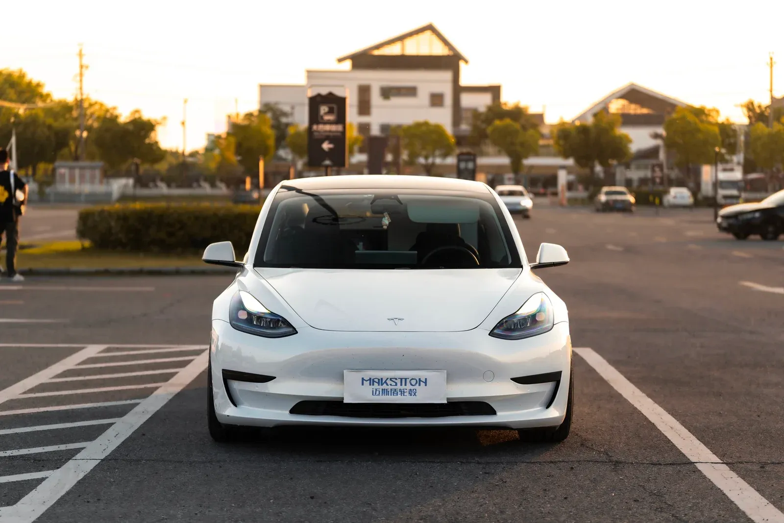 特斯拉Model3 · FG MR7 MONO 轮毂装车实拍，第4张
