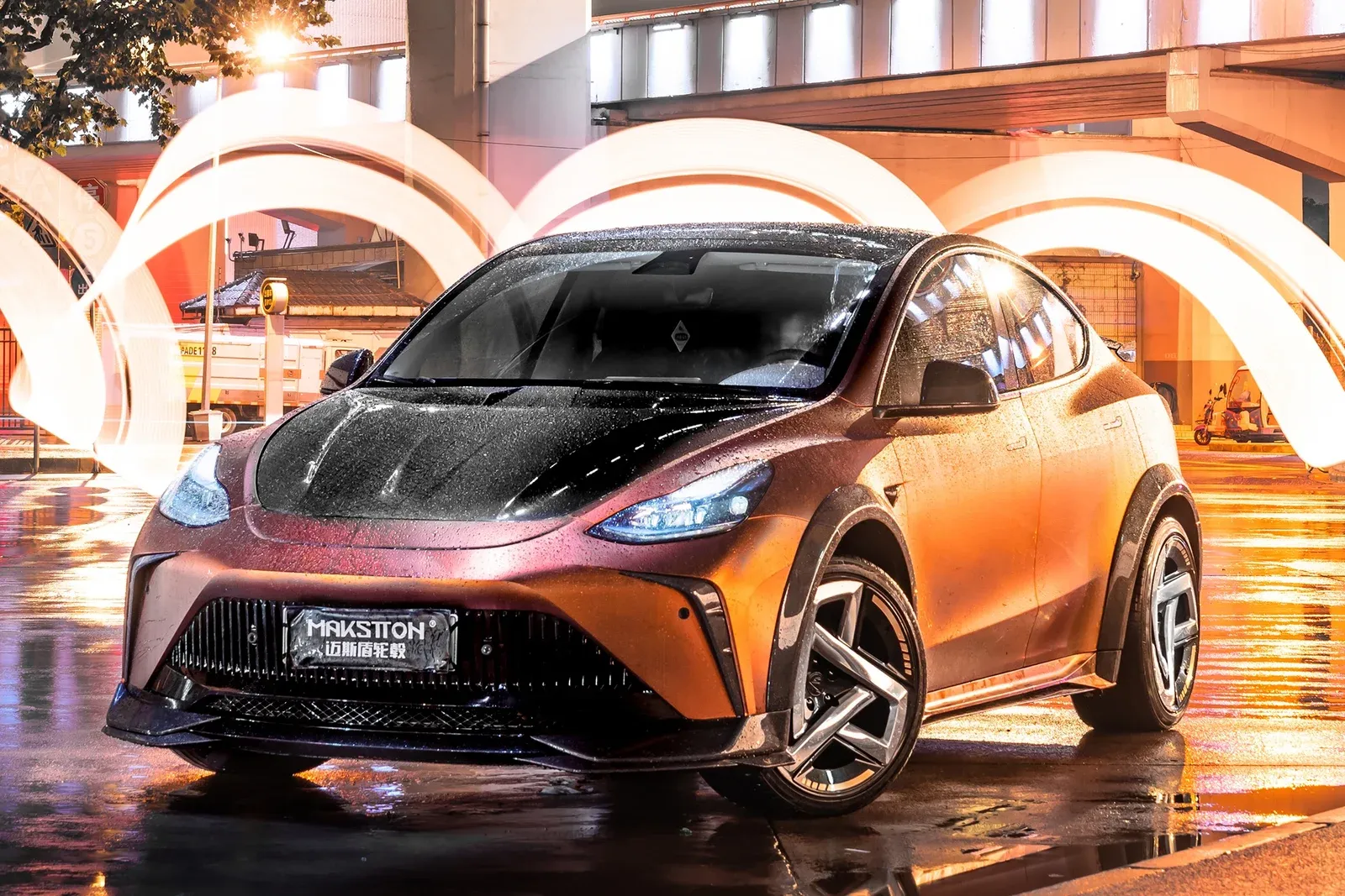 特斯拉ModelY · FG GS17 轮毂装车实拍，第3张