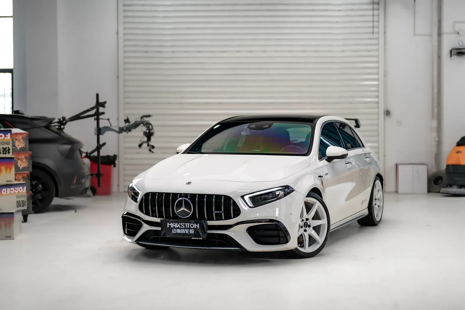 奔驰A45AMG · FG MR7 MONO 轮毂装车实拍，第2张