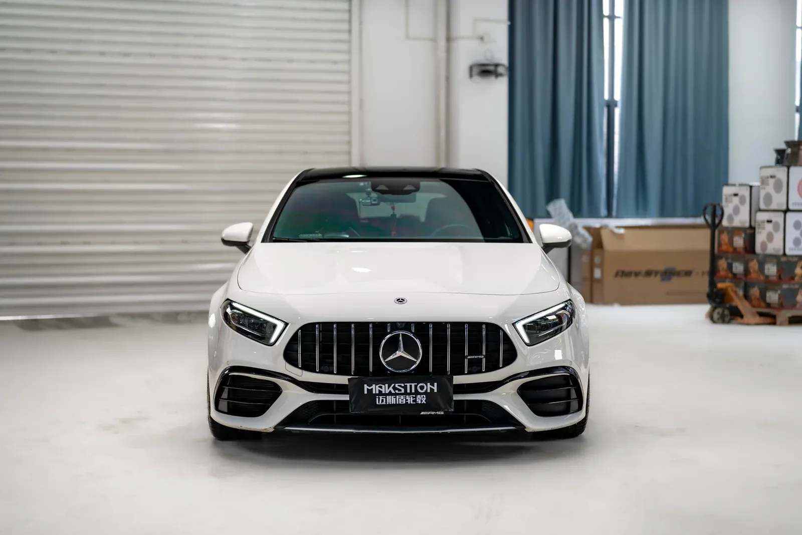 奔驰A45AMG · FG MR7 MONO 轮毂装车实拍，第4张