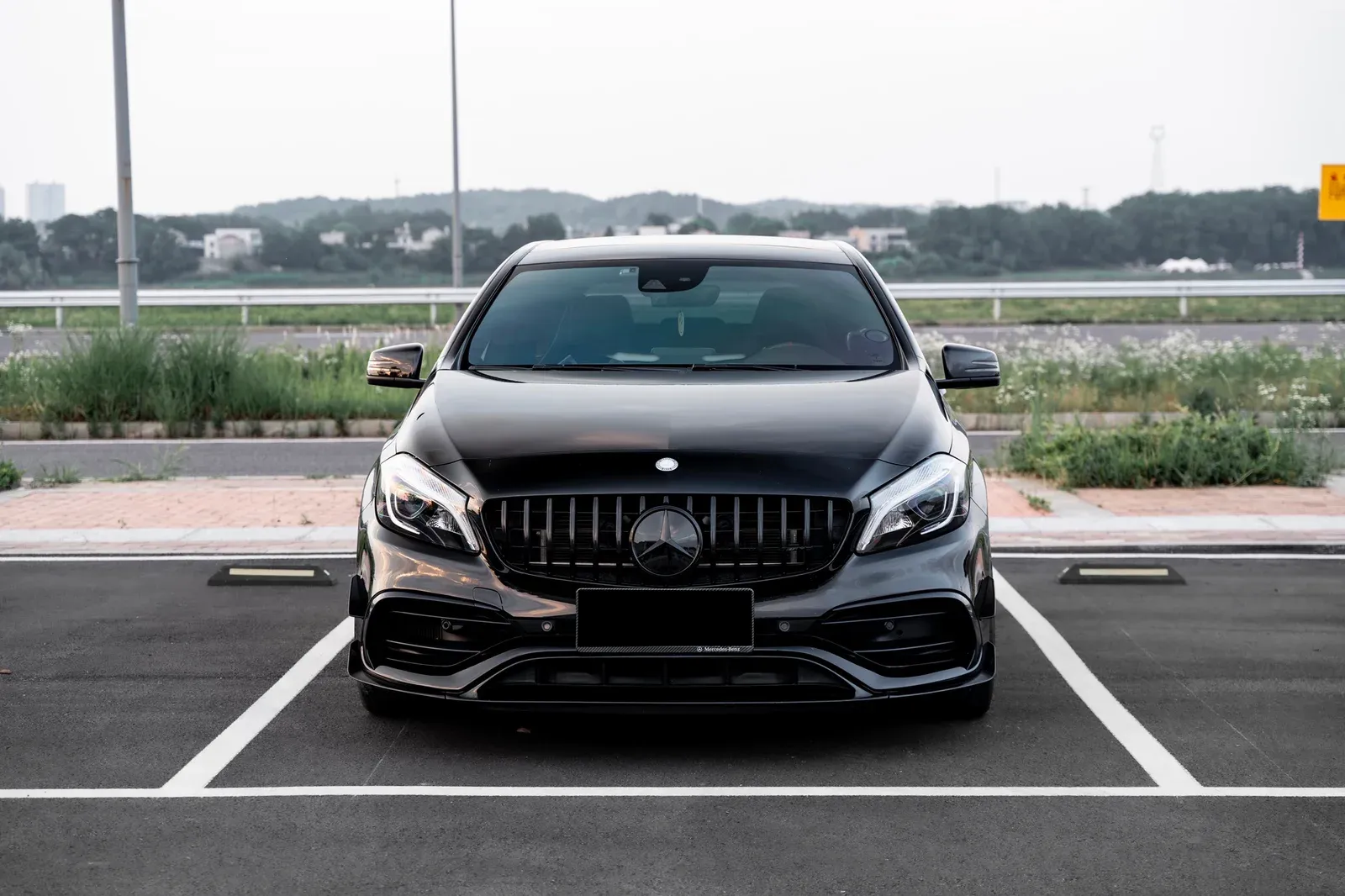 奔驰A45AMG · FG MR5 轮毂装车实拍，第4张