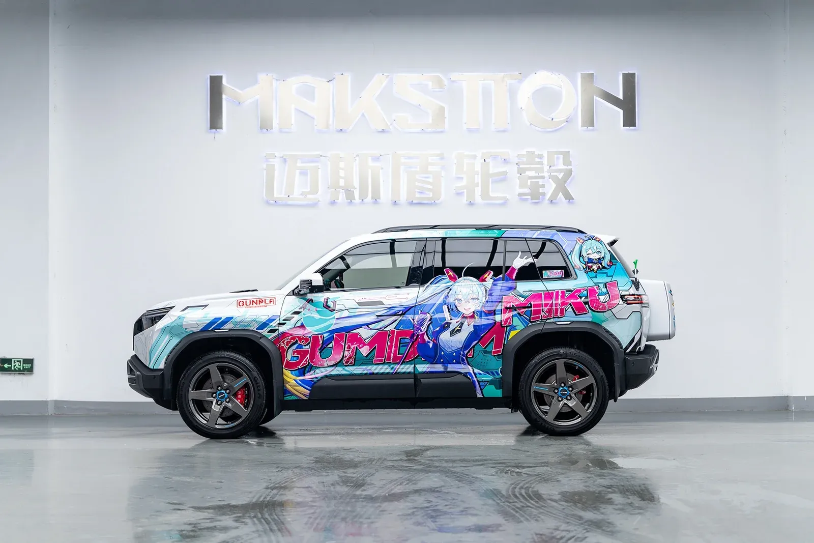 方程豹钛三改装MAKSTTON FG RE0519寸轮毂实拍图