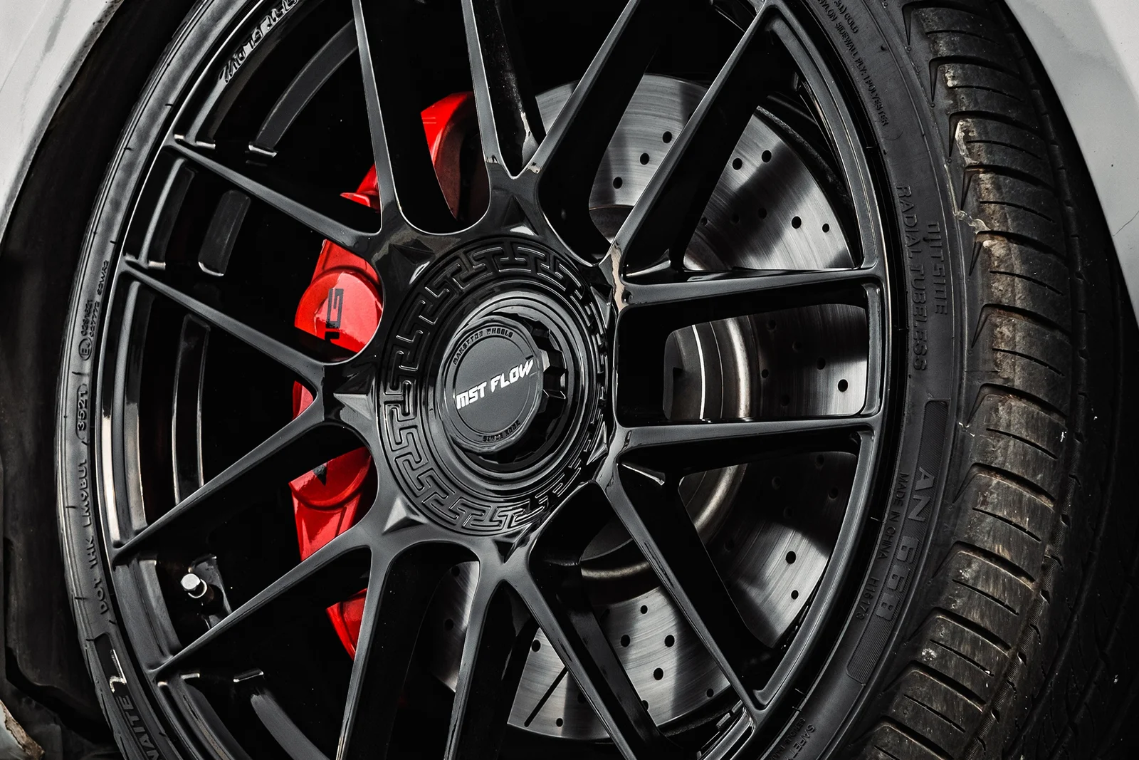 奔驰A45AMG · FF CK70CE 轮毂装车实拍，第2张