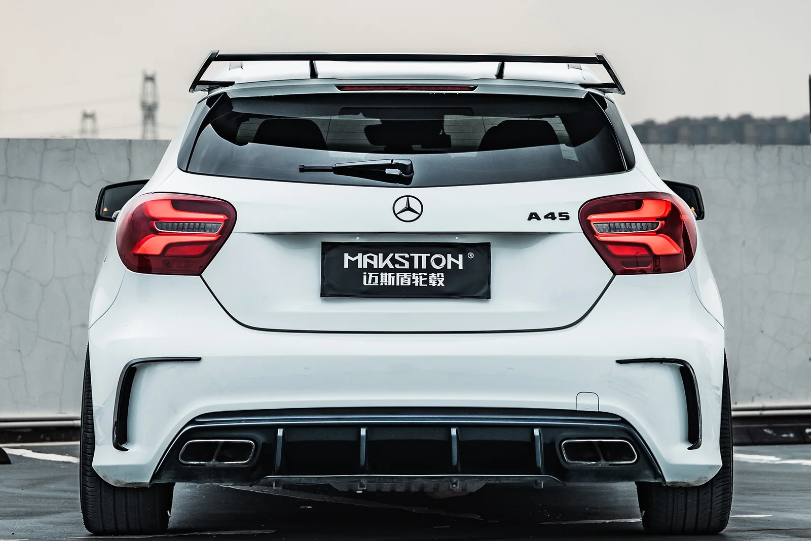 奔驰A45AMG · FF CK70CE 轮毂装车实拍，第3张