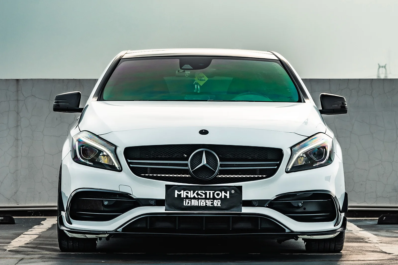 奔驰A45AMG · FF CK70CE 轮毂装车实拍，第6张
