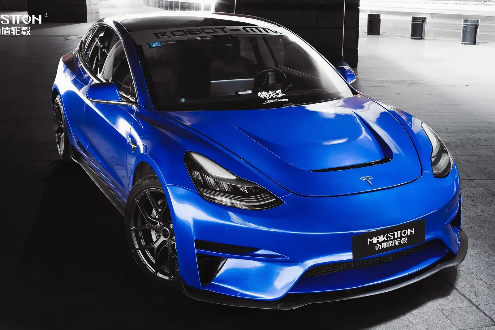 特斯拉Model3 · FF 009 轮毂装车实拍，第3张