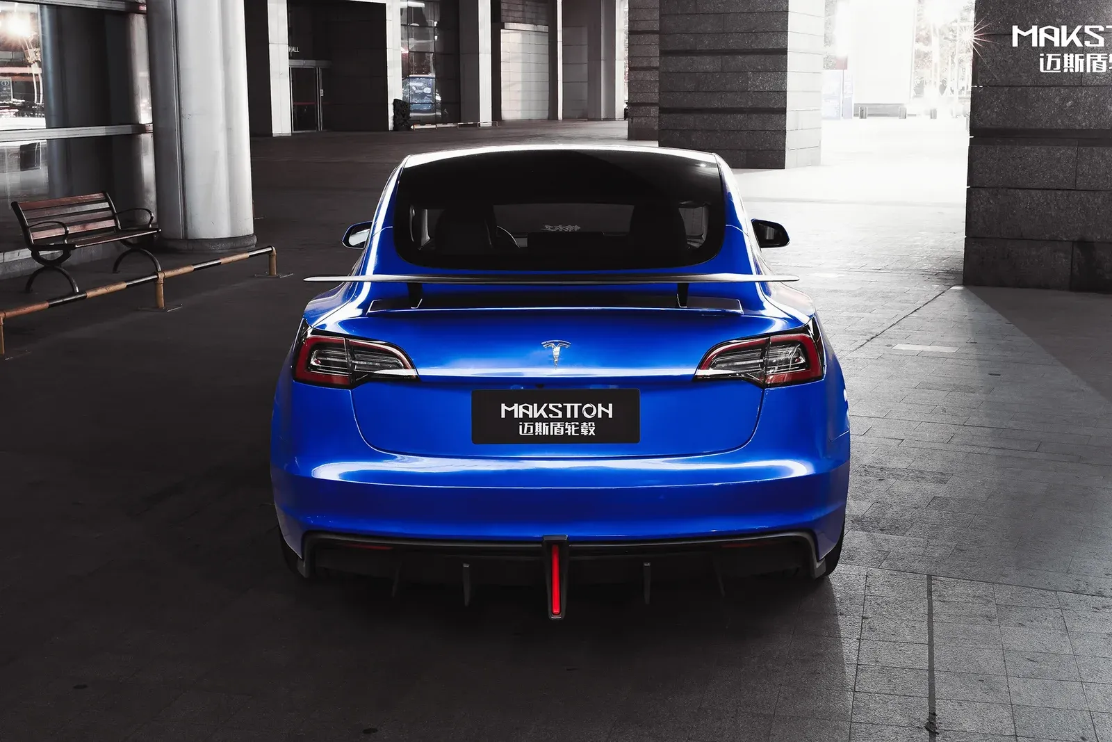 特斯拉Model3 · FF 009 轮毂装车实拍，第4张