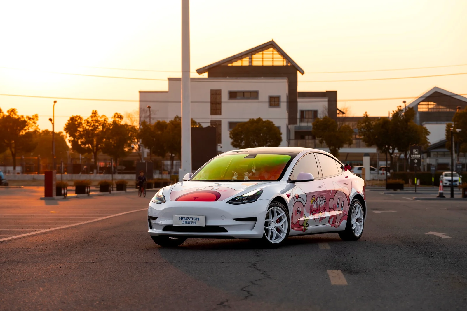 特斯拉Model3改装MAKSTTON FF FK0718寸轮毂实拍图（第2张）