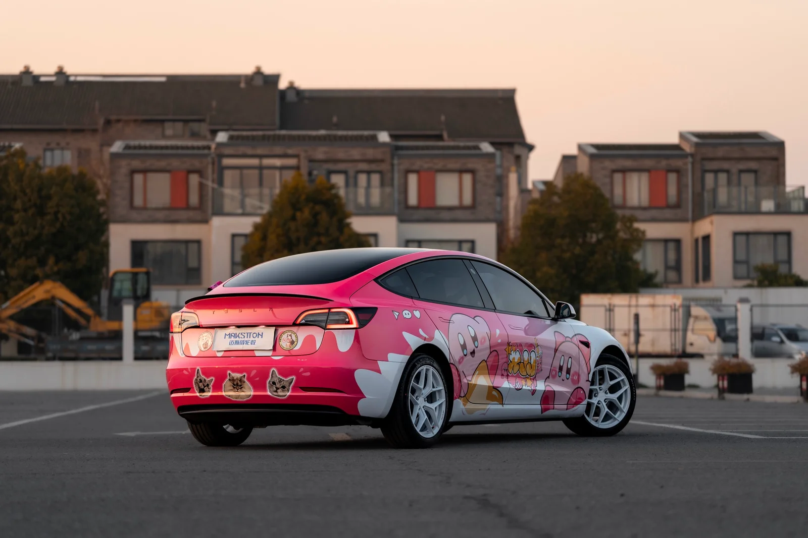 特斯拉Model3改装MAKSTTON FF FK0718寸轮毂实拍图（第3张）