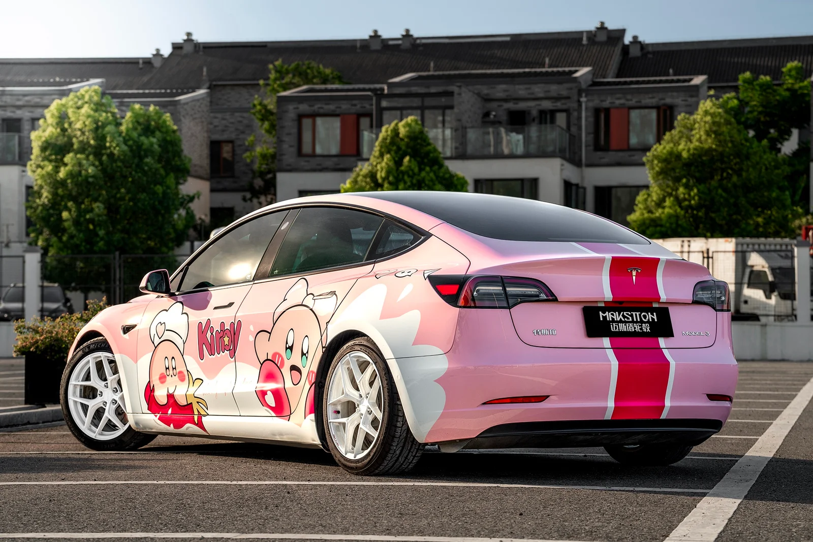 特斯拉Model3改装MAKSTTON FF FK0718寸轮毂实拍图（第2张）