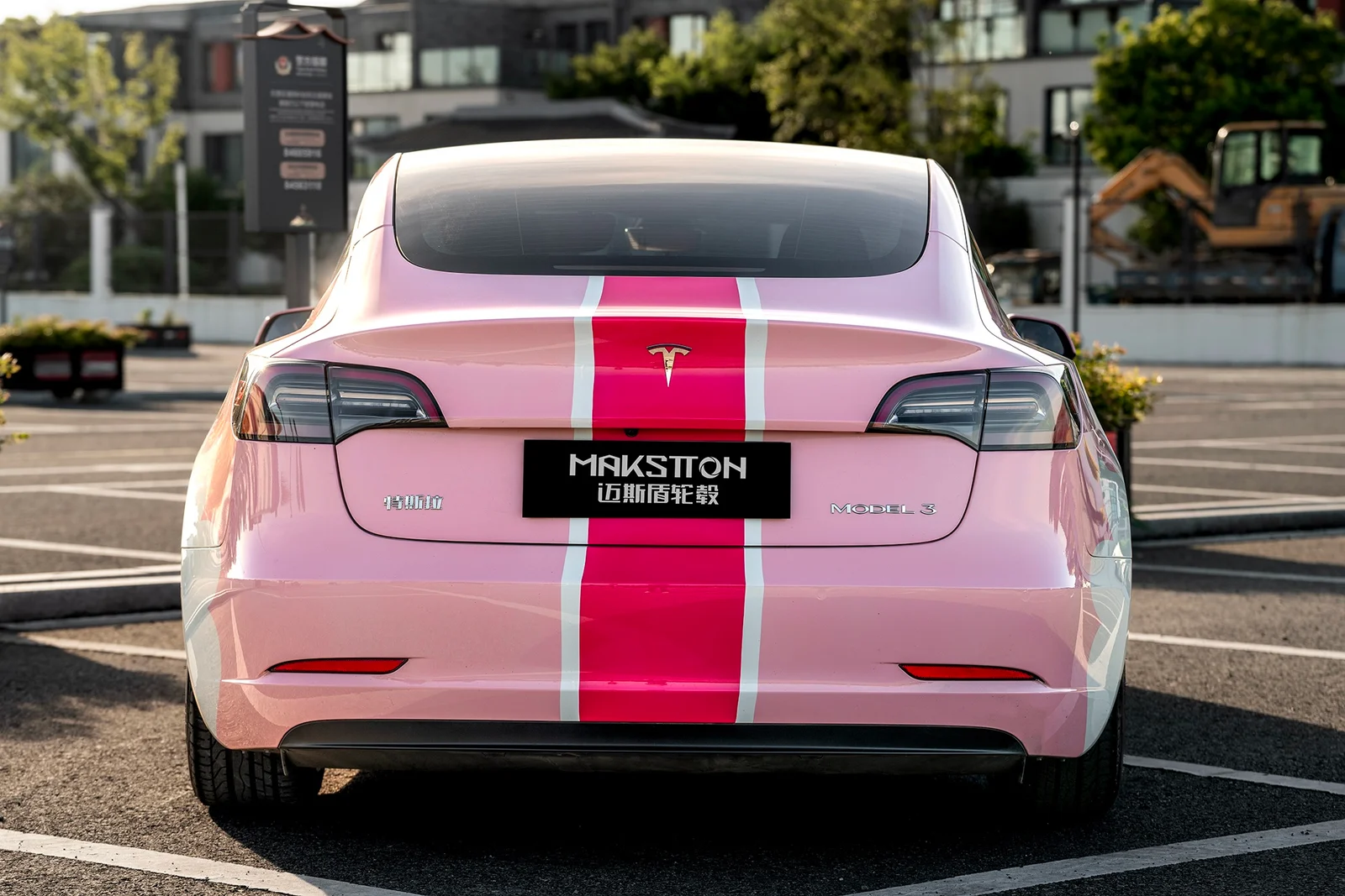 特斯拉Model3改装MAKSTTON FF FK0718寸轮毂实拍图（第4张）