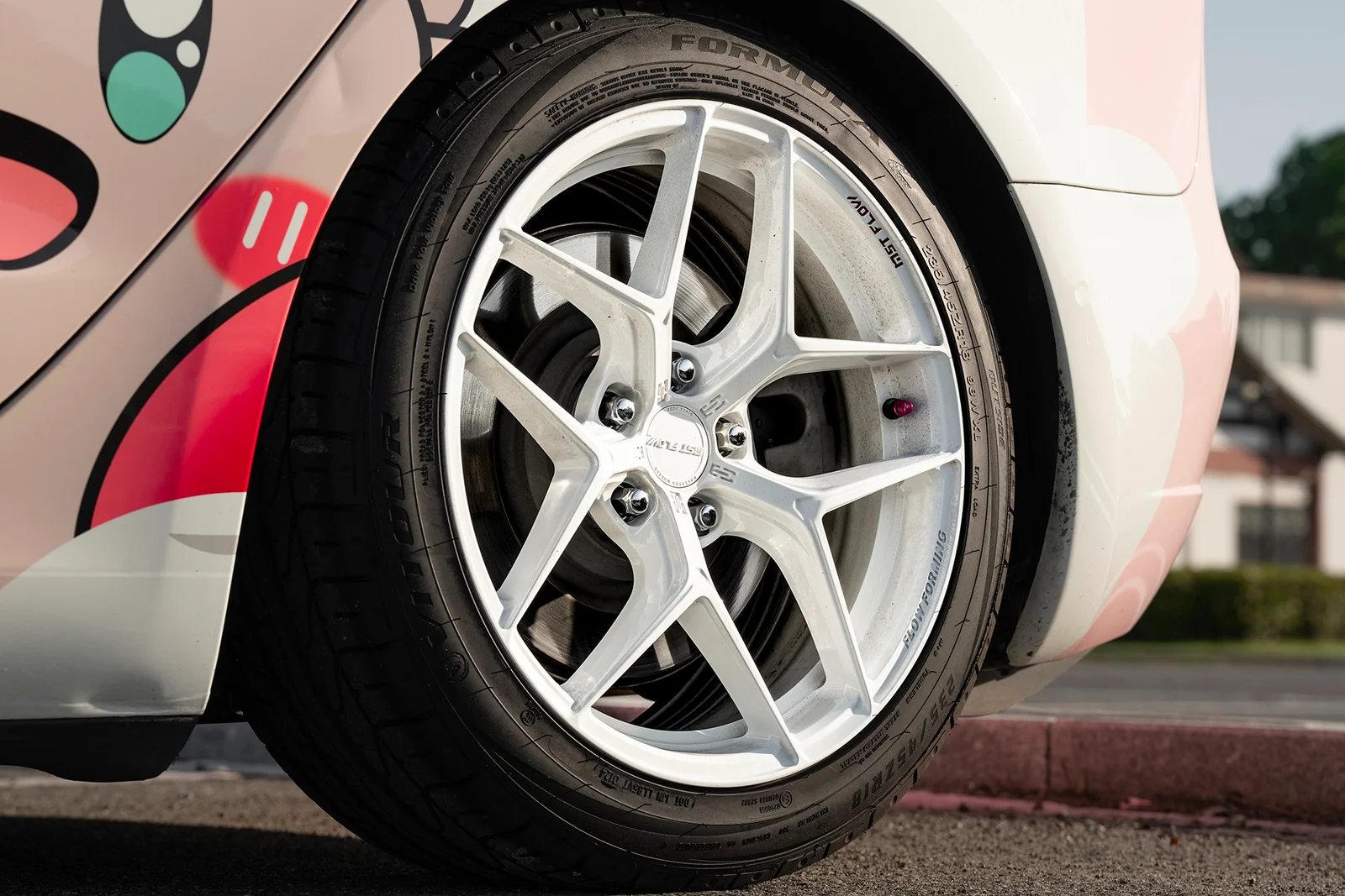 特斯拉Model3改装MAKSTTON FF FK0718寸轮毂实拍图（第5张）